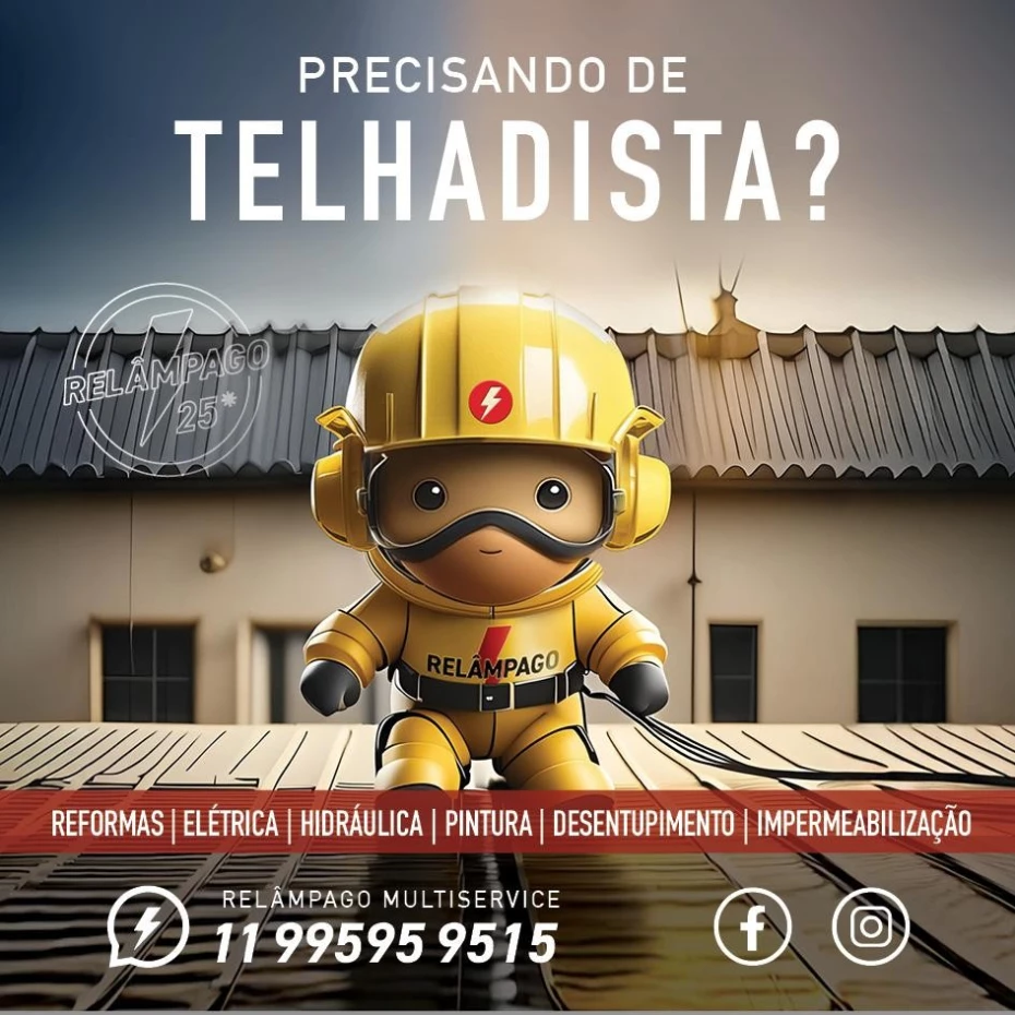 Foto 1:  — Relâmpago Multiservice Telhadista